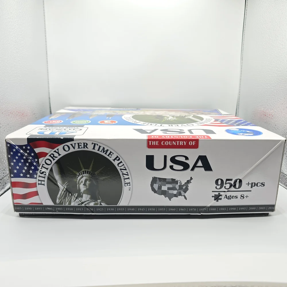 NIB 4D Cityscape Time Puzzle The Country of USA 950+ Pieces, 24